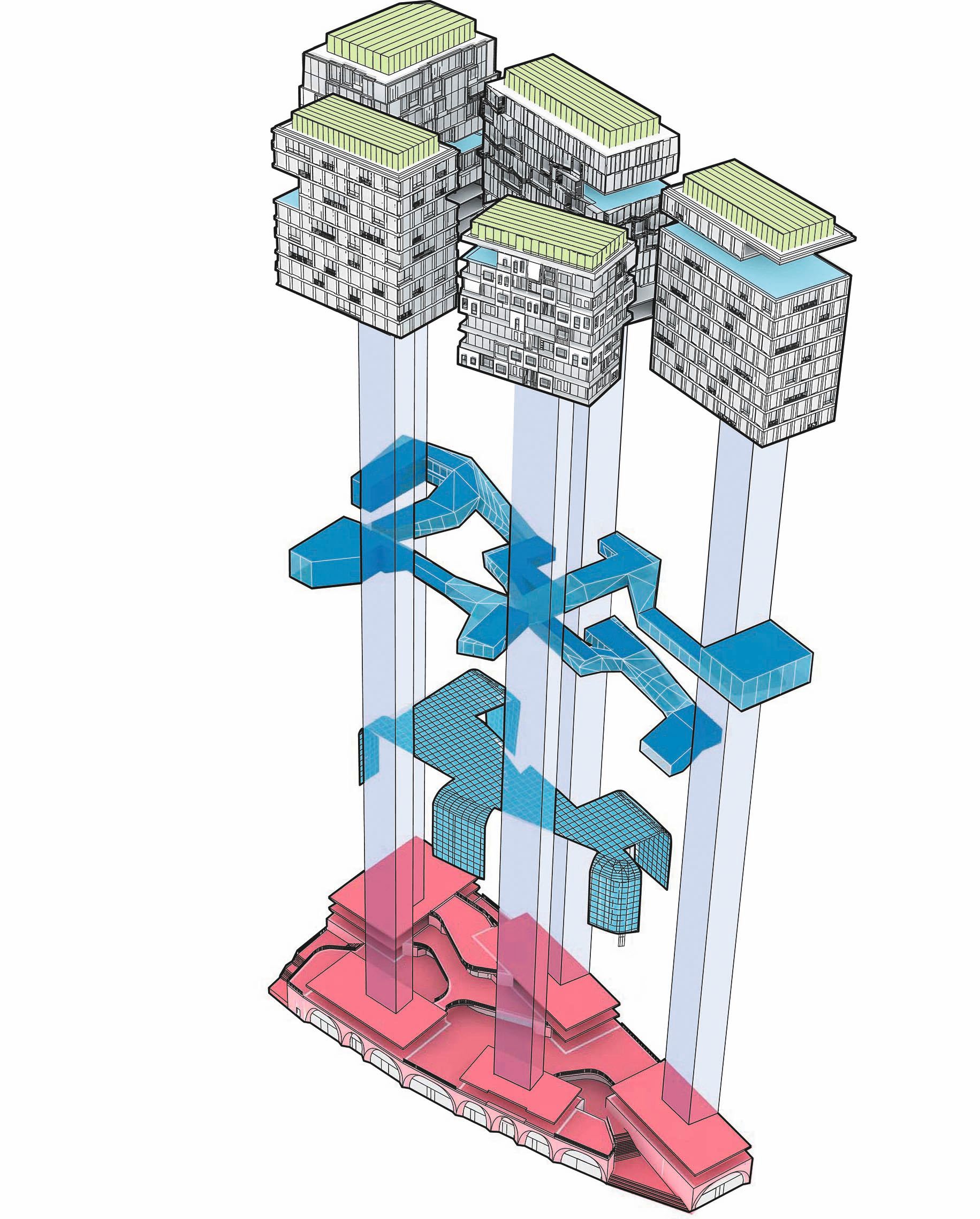 GRAFT Eckwerk Diagramm