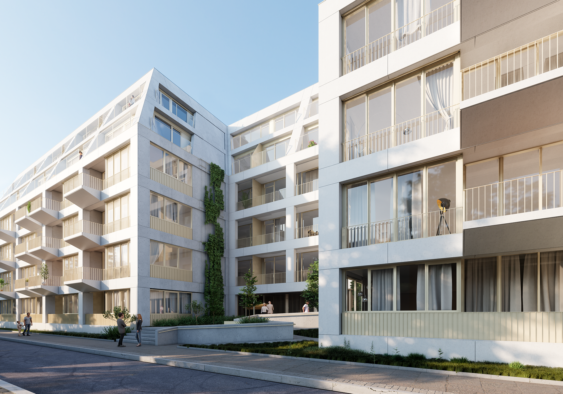 Bissingzeile entrance area