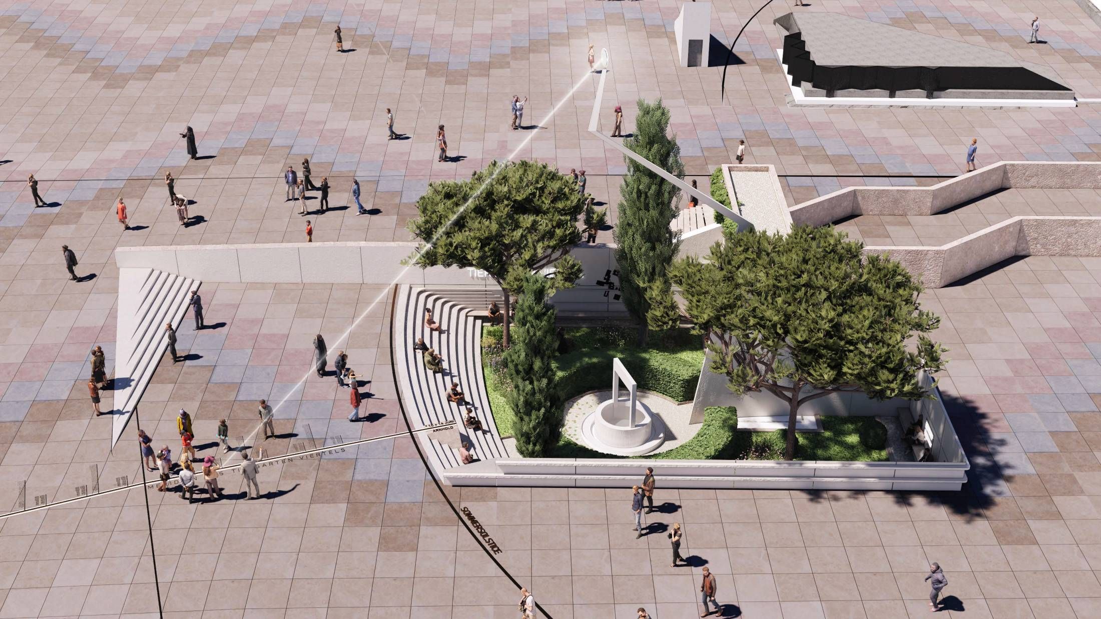 View of the memorial for Johanna and Eduard Arnhold