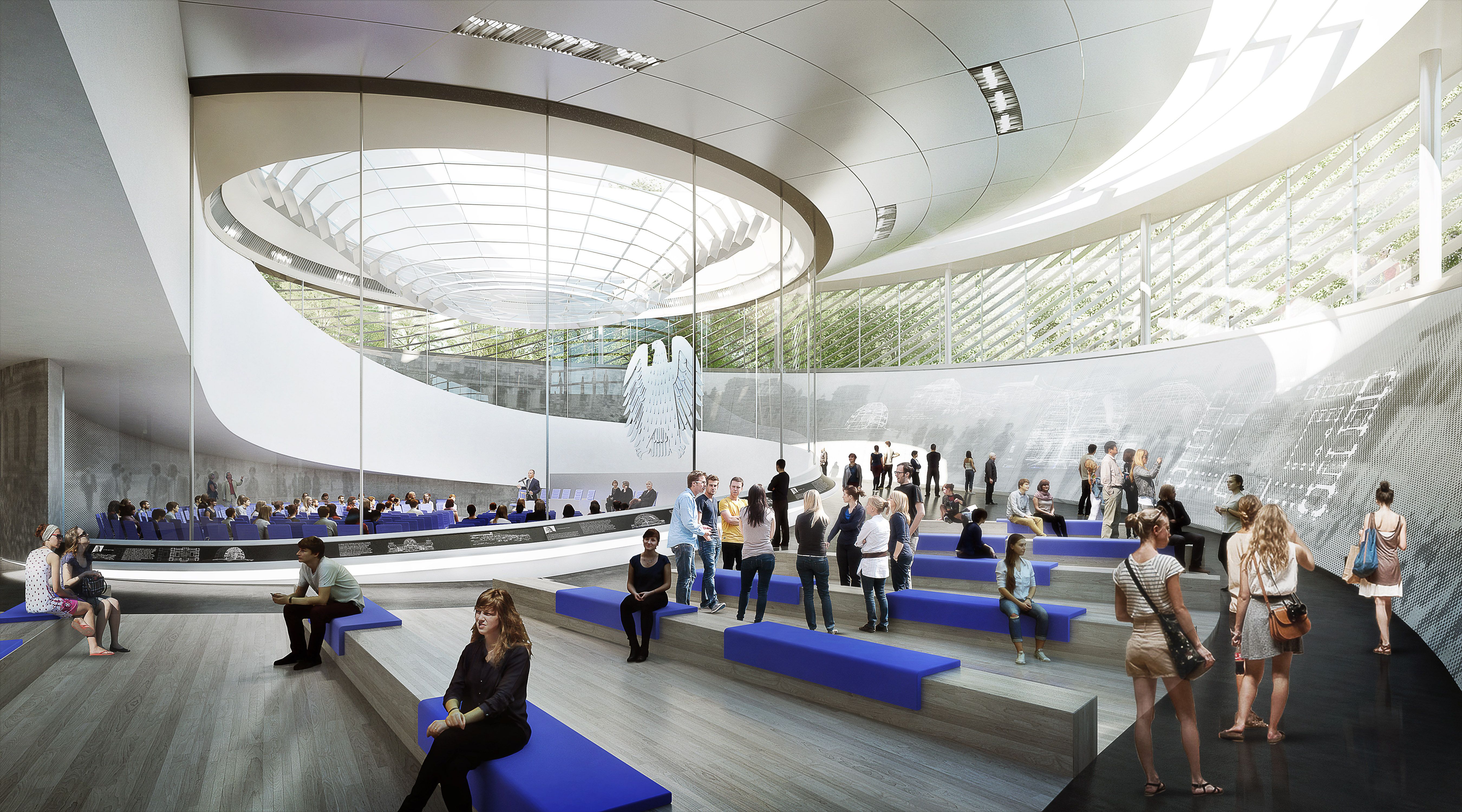VISITOR AND INFORMATION CENTRE GERMAN BUNDESTAG