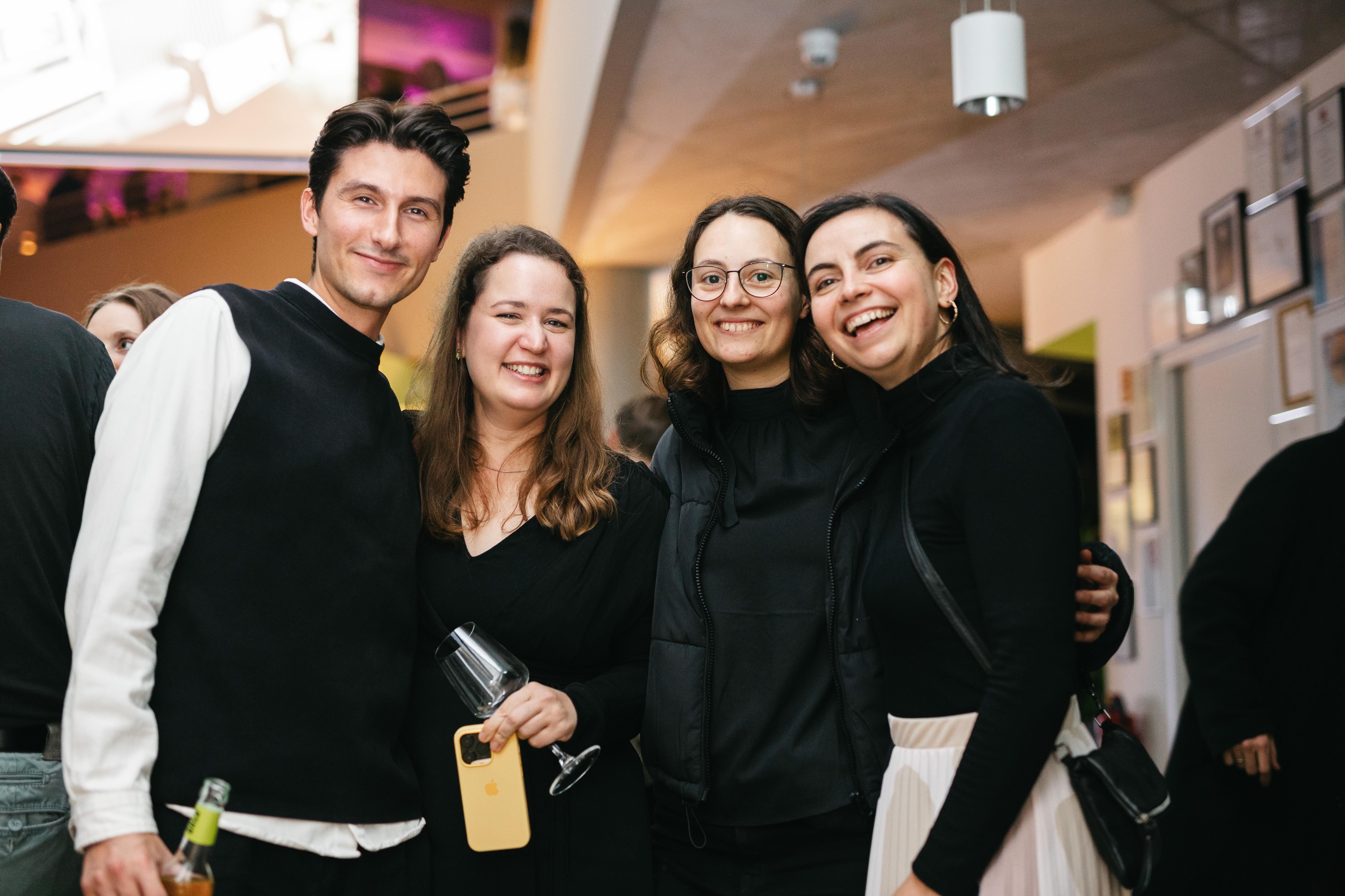 The current GRAFT PR Team - Aleksandar Stankovic, Alma Grossen, Julia Metzger, Maria Ludewig (c) Konstantin Börner