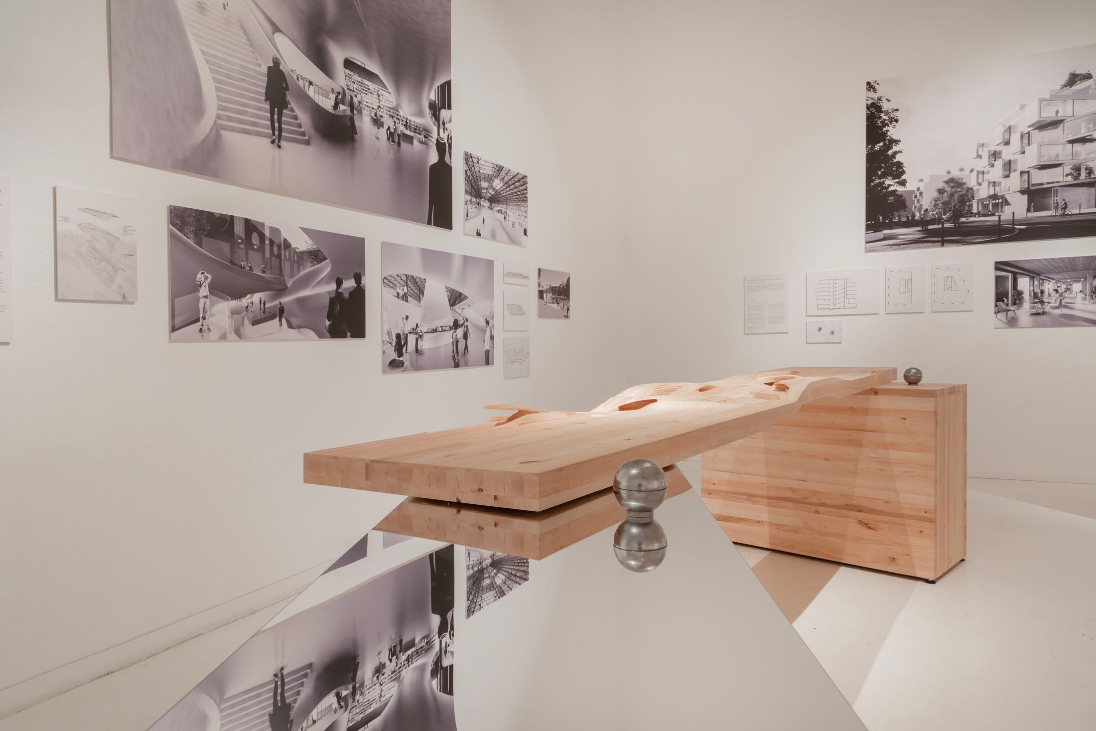 Detail of the model Russian Jewish Musem