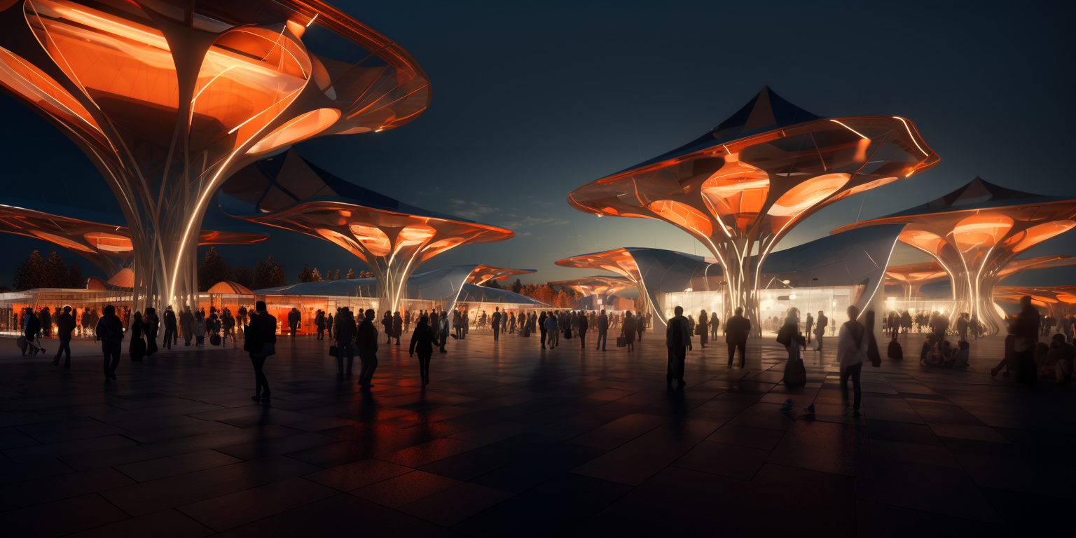 EXPO 2030 on Tempelhofer Feld (c) GRAFT, created with Midjourney