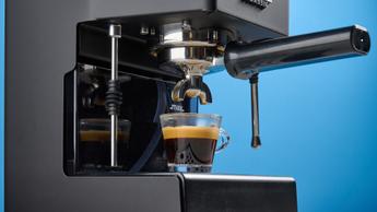 La macchina per espresso Gaggia Classic Evo Pro dopo l’estrazione dell’espresso