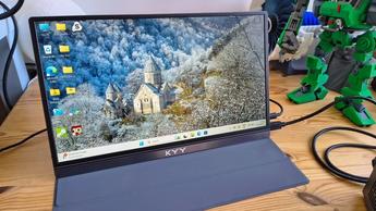 KYY K3 tragbarer Monitor mit hochauflösendem Display und schlankem Design