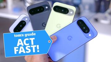 Fire Google Pixel 10-telefoner vist ved siden af hinanden