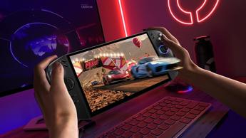 Digital gengivelse af Lenovo Legion Go 2 håndholdt spillekonsol