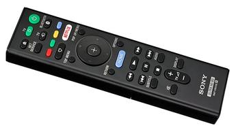 Sony UBP-X800 remote on a white background