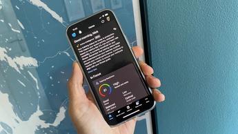 Garmin Connect-app-logo på en smartphone-skærm