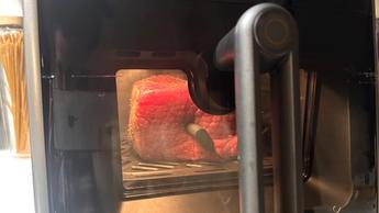 Dreo ChefMaker Combi Fryer di atas meja dapur