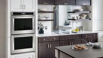 Horno de pared doble eléctrico de convección empotrado de 30 pulgadas KitchenAid