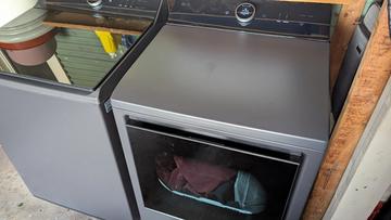 Sèche-linge électrique LG 7,3 pi³ ultra grande capacité avec commandes arrière