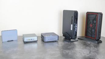 Ett urval av toppbetygsatta mini-PC:ar på display