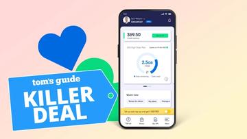 Lyca Mobile dataplan-dashboard vist på en smartphone-skærm