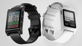 Relojes inteligentes Pebble Core 2 Duo y Core Time 2 uno al lado del otro