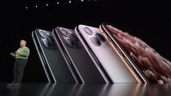 Apple presenterar den senaste iPhone-modellen vid ett lanseringsevent