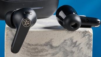 Schwarze JLab JBuds ANC kabellose Bluetooth-Ohrhörer