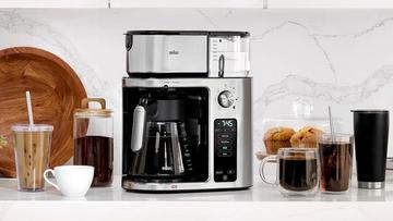 Macchina da caffè Braun MultiServe Plus con finitura in acciaio inox