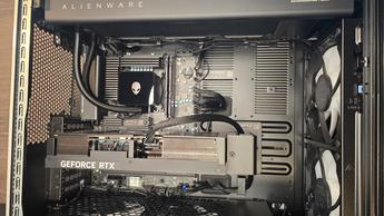 The inside of the Alienware Area-51 (2025)