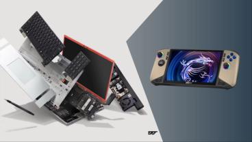 Framework Laptop 16 および MSI Claw 8 AI Plus 製品のレンダリング画像