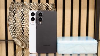 Samsung Galaxy S25 Edge in black, blue, and silver