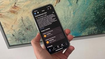 Garmin Connect-appens brugerflade på en smartphone-skærm