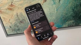 Interfaz de la aplicación Garmin Connect en la pantalla de un smartphone