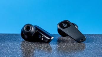 Edifier Neobuds Planar True Wireless In-Ear-Kopfhörer mit 12-mm-Magnet-Planartreibern, sechs Ohrstöpselgrößen und einer grau-silbernen, metallischen Ladehülle