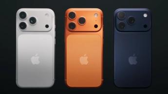iPhone 17 Pro farvevalg vist side om side