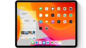 Närbild av en iPad-surfplatta