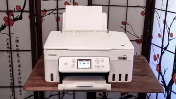 Canon MegaTank Pixma G3290-skrivare testas