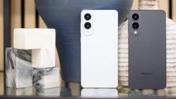 Samsung Galaxy S25 Edge in black, blue, and silver