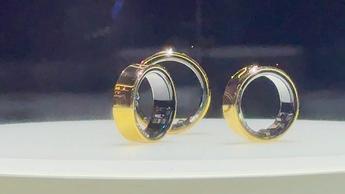 Samsung Galaxy Ring smart ring udstillet