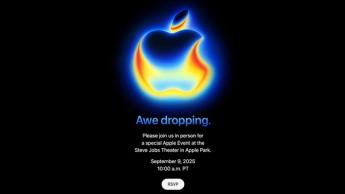 Convite para o evento da Apple em 9 de setembro de 2025