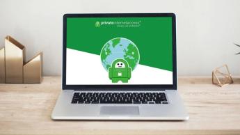 macOS에서 실행 중인 Private Internet Access 앱 인터페이스