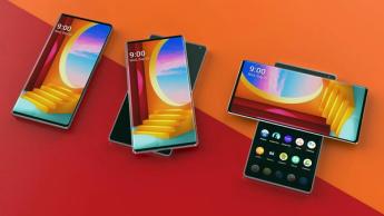 LG Wing-smarttelefonen med en unik svängbar skärmdesign