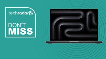 Bild av M4 MacBook Pro-datorn som visar dess eleganta design och högpresterande funktioner