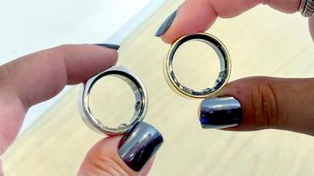 Samsung Galaxy Ring Smart-Ring ausgestellt