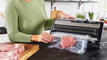 Sellador al vacío FoodSaver FM5200 Series 2 en 1 para conservar alimentos