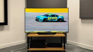 Вид спереди: 55-дюймовый 4K OLED смарт-телевизор LG OLED55B3