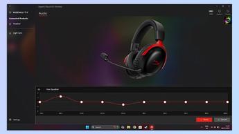 HyperX Ngenuity-programvarans gränssnitt för anpassning av gamingtillbehör
