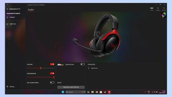HyperX Ngenuity-programvarans gränssnitt för anpassning av gamingtillbehör
