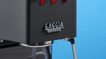 Vista frontale della macchina per espresso Gaggia Classic Evo Pro