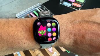 Ilustración de avatar en el smartwatch Fitbit Ace LTE