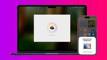 A look at setting up a MacBook Air with an iPhone