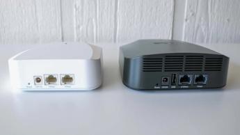 Wyze Mesh Router와 Wyze Mesh Router Pro의 후면 포트