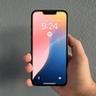Startskärmen som visas på en iPhone 16-smartphone