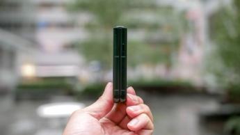 Motorola Razr Ultra 2025 held in hand.