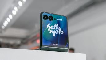 Motorola Razr Ultra 2025 camera closeup.