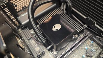 The CPU cooler on the Alienware Area-51 (2025)